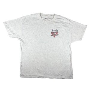 Hanes Beefy-T Shirt Mens XL Gray Brian Loftin Racing Memorial 23 Graphic Tee